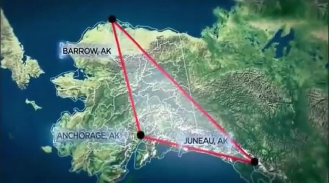 tam-giac-alaska Ranh giới của vùng 'tam giác quỷ' Alaska