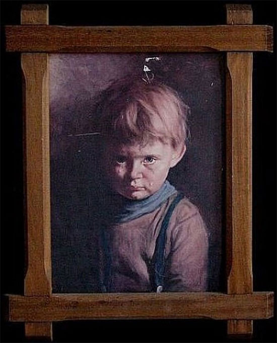 buc-tranh-the-crying-boy Bức tranh The Crying Boy